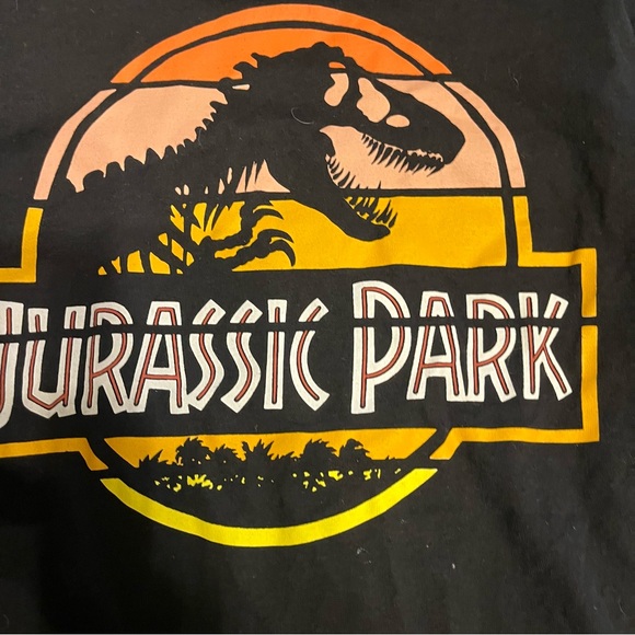 Jurassic Park Black Tee Medium - Picture 2 of 3